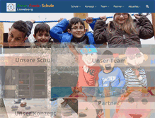 Tablet Screenshot of anne-frank-schule-lueneburg.de